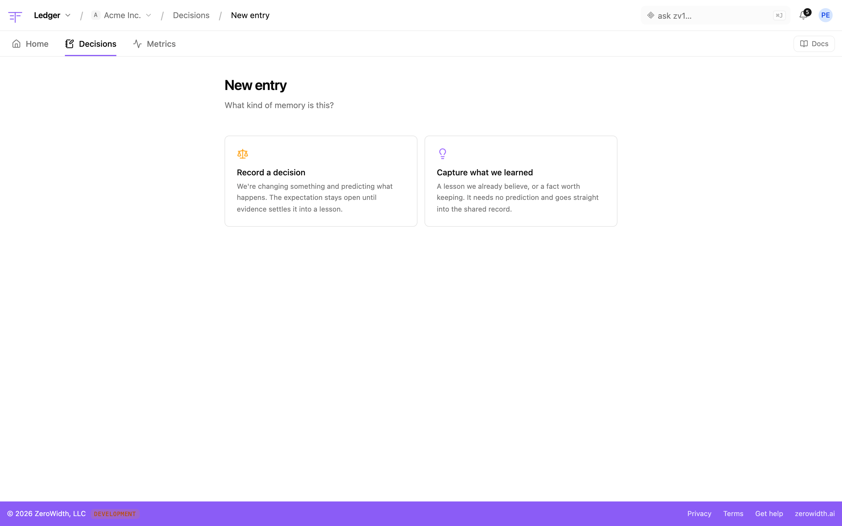 Ledger: Write down what you expect before you make a call