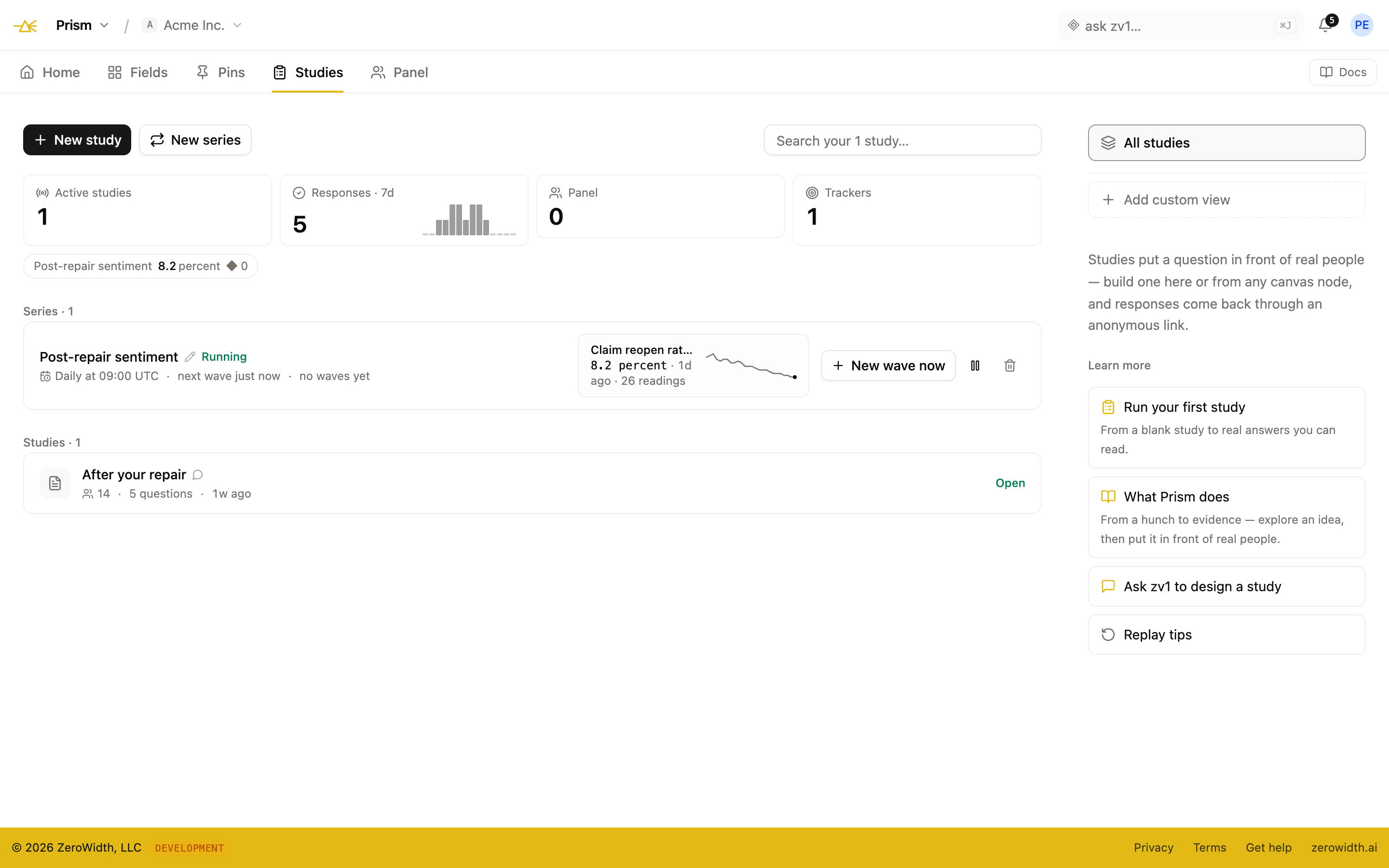 Prism: Ask real people what they think without scheduling calls